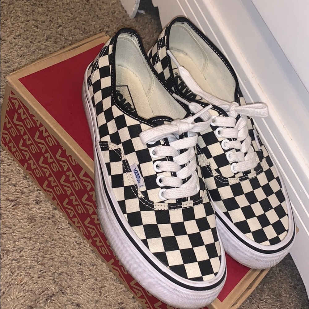 Checkered Vans